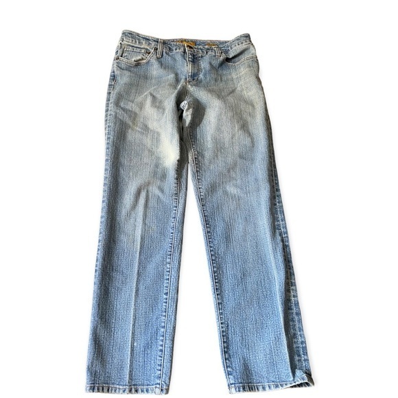 Seven7 Jeans Size 12 Women’s Straight‎ Premium Denim Light Wash - Picture 2 of 12